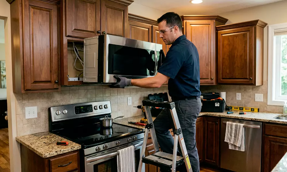 Microwave Installation in San Lorenzo, CA