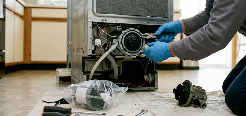 Dishwasher Motor Pump Replacement in San Lorenzo