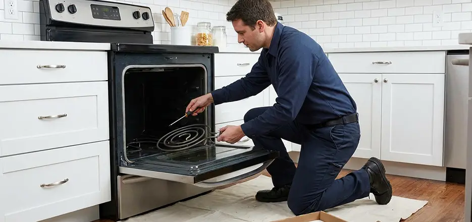 Oven Lower Heating Element Replacement in San Lorenzo